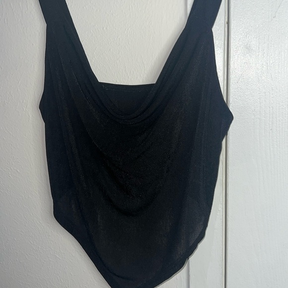 Mesh cowl neck top - Picture 2 of 3